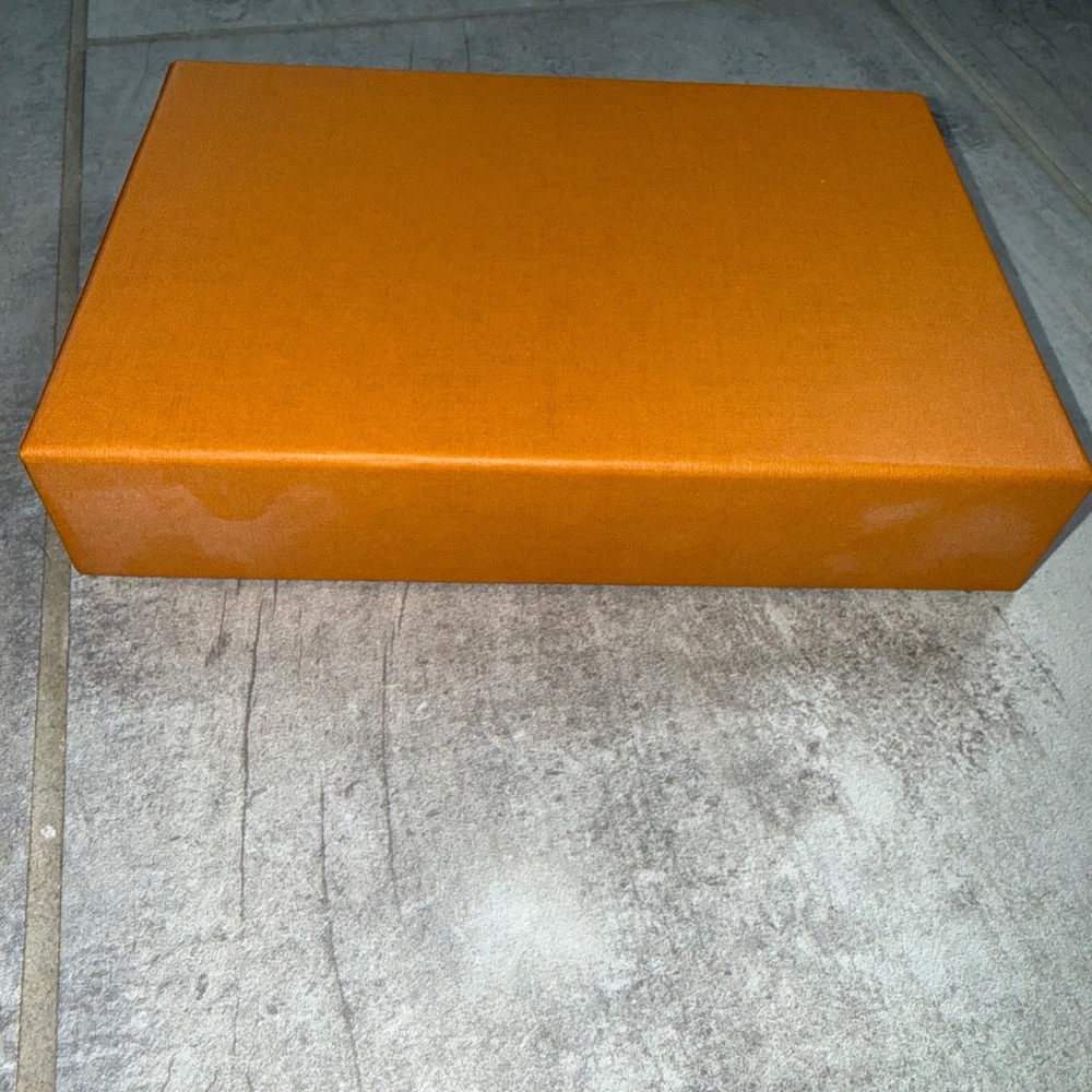 Louis Vuitton Orange Gift Box with Ribbon and Tags Authentic - Picture 9 of 9